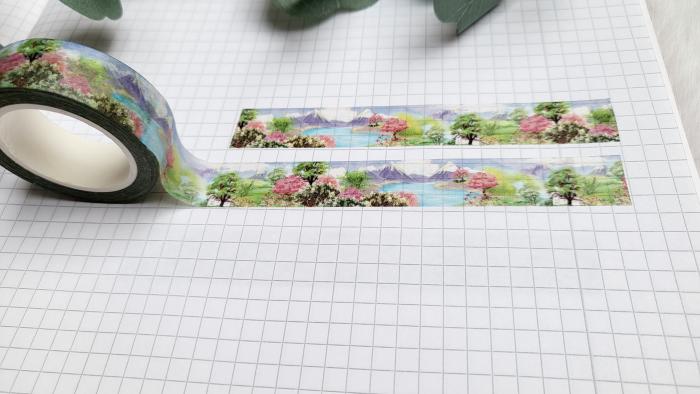 Washi Tape Landschaft